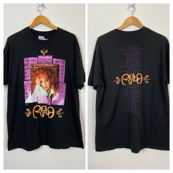 Vintage 90s 1994 Reba Country Music Tour Graphic T-Shirt Reba McEntire Concert - Picture 1 of 6
